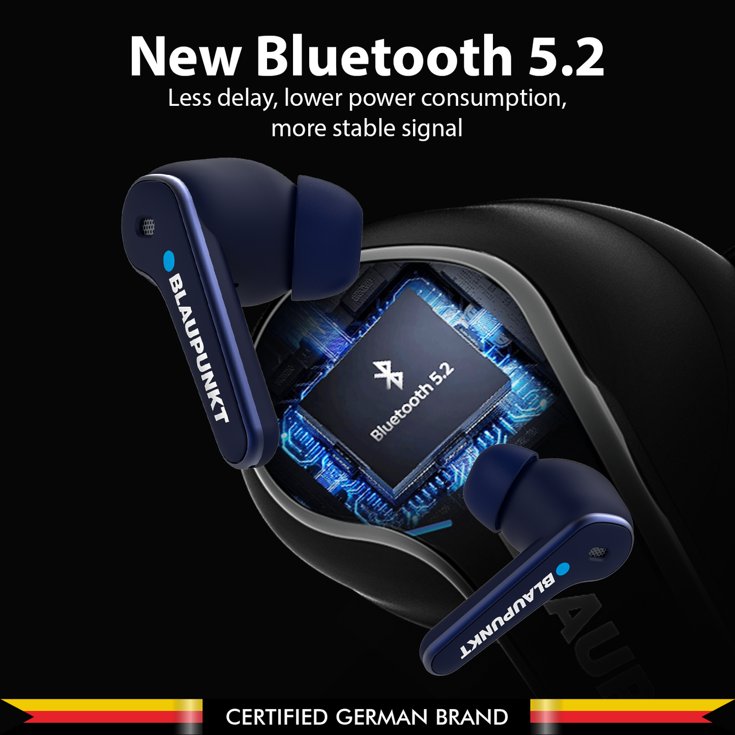 BTW07 Moksha ANC Bluetooth TWS (Blue)