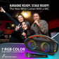 ATOMIK BB50 50W Boombox Speaker with Wireless Karaoke Mic