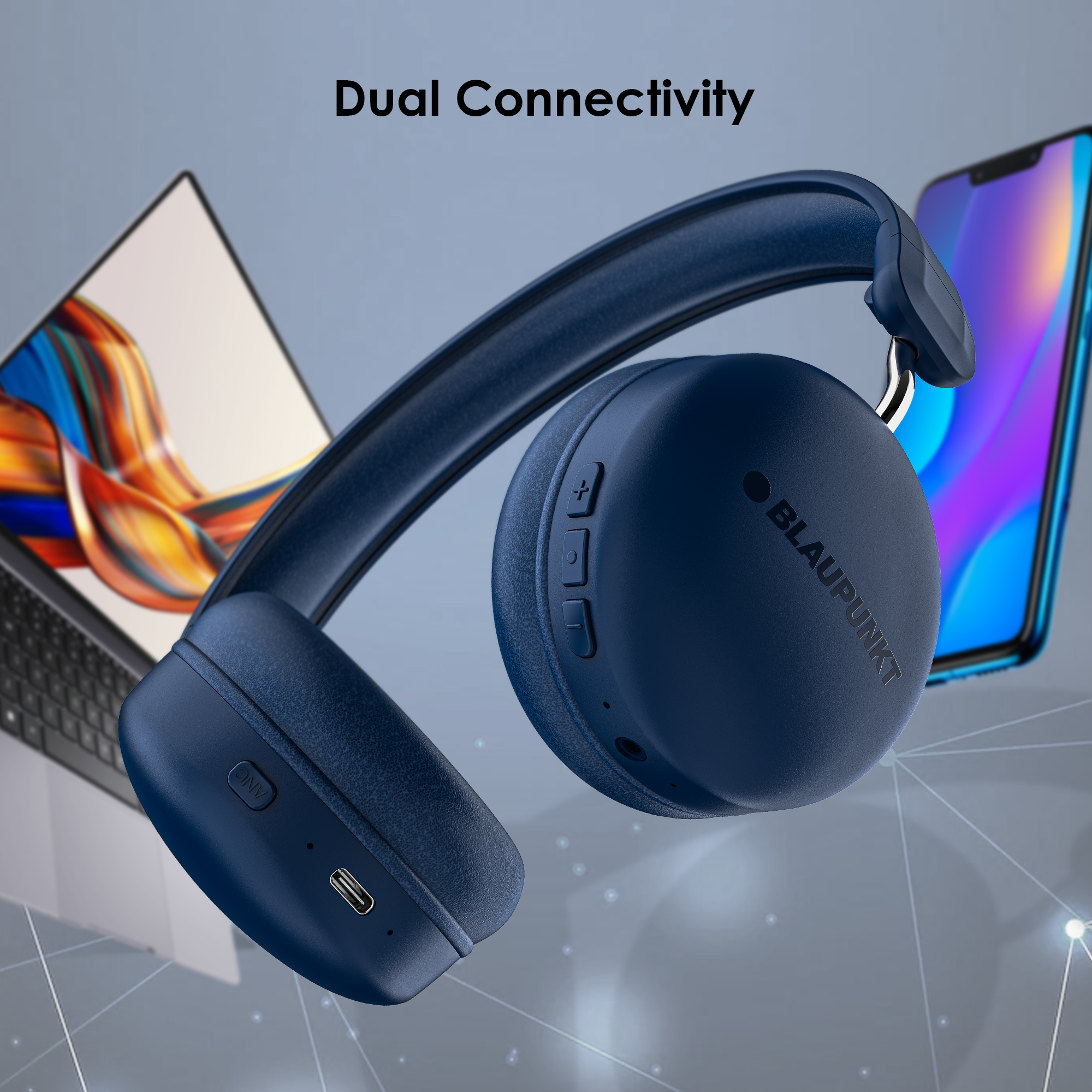 BH51 ANC BL Best Bluetooth headphone