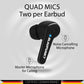 BTW07 Moksha ANC Truly Wireless Earbuds (Black)