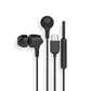 EM-01 Type C Wired Earphone with Noise Cancellation (Black)