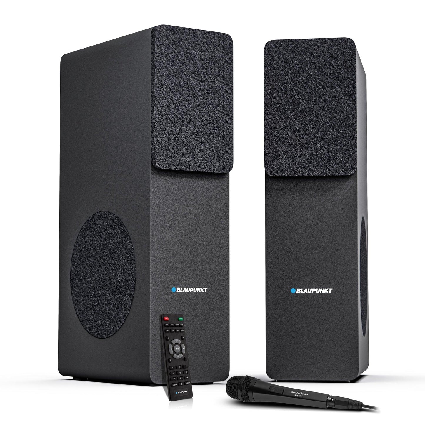 TS120 Bass 140W Bluetooth Tower Speakers Black