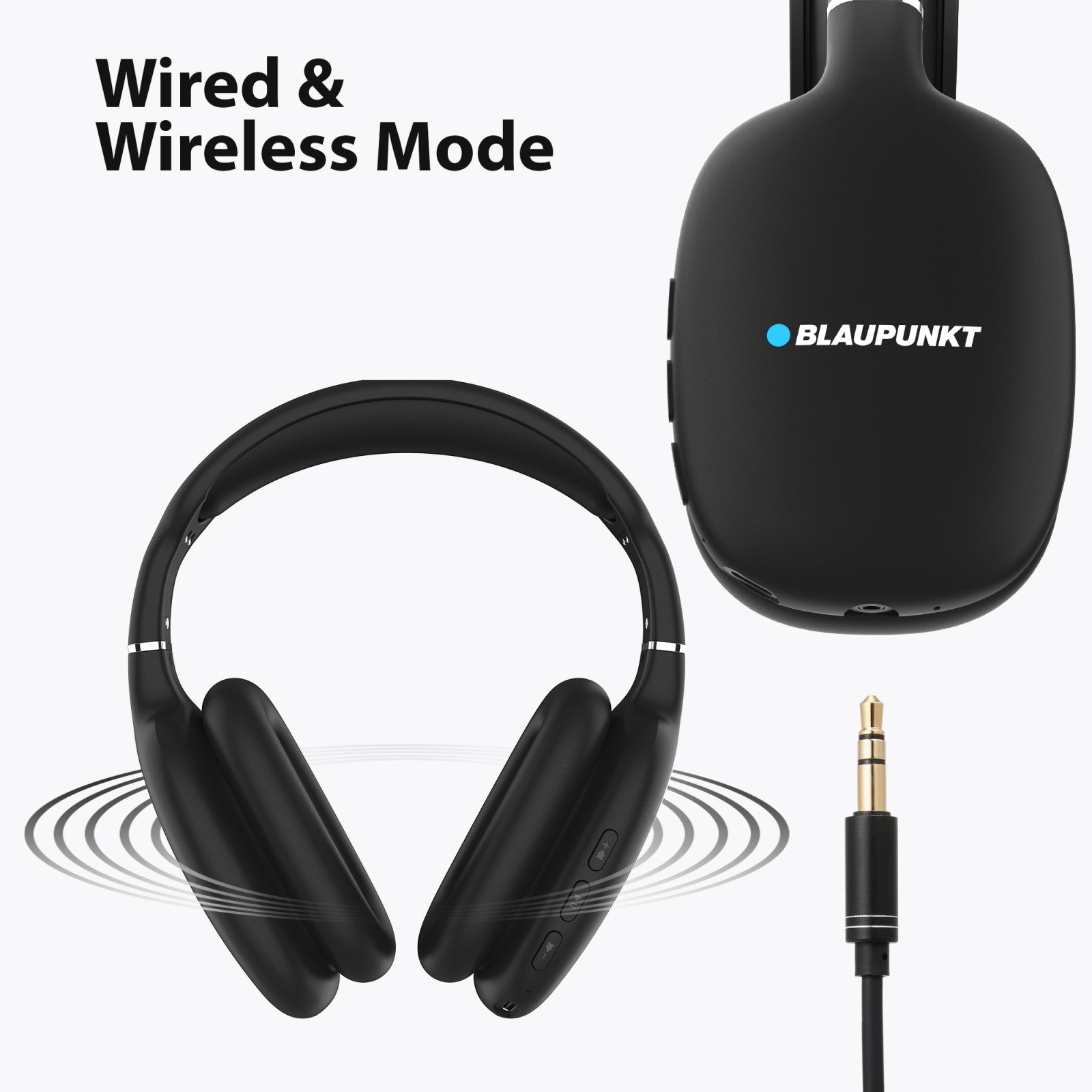 BH31 Bluetooth Wireless Headphone (Black)