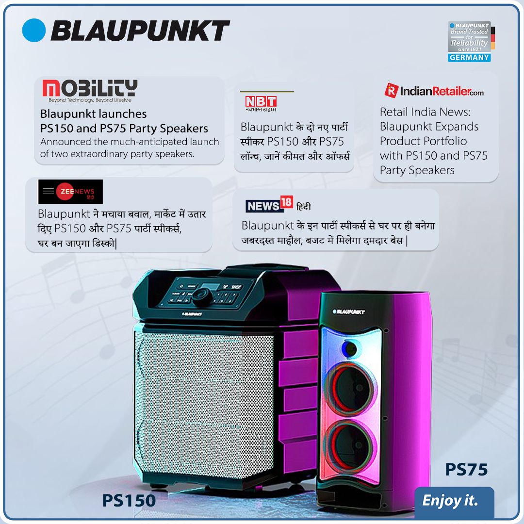 PS75 Wireless Bluetooth 75W Outdoor Party Speaker